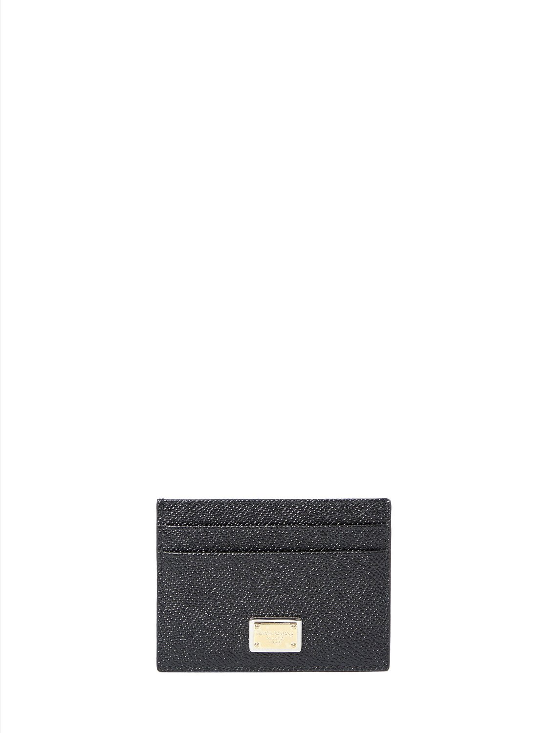 

Картхолдер Dolce&Gabbana Black leather, черный