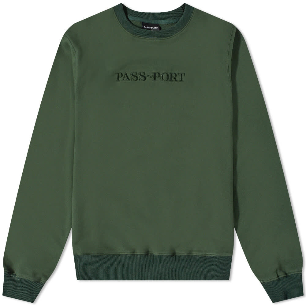 

Толстовка Pass~Port Official Organic Crew Sweat, Серый
