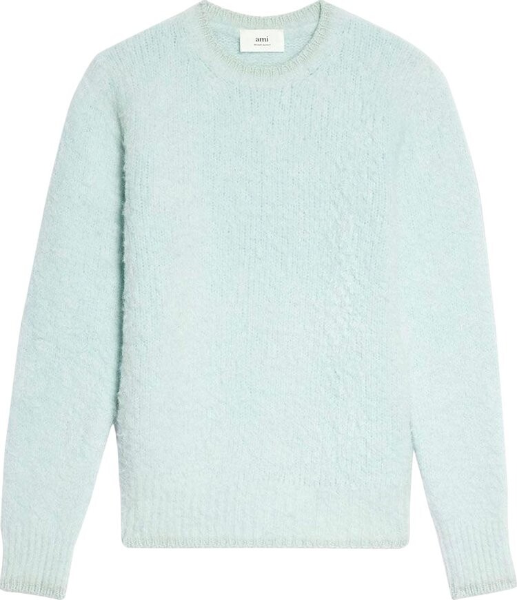 

Свитер Ami Brushed Crewneck Sweater 'Pale Green', зеленый