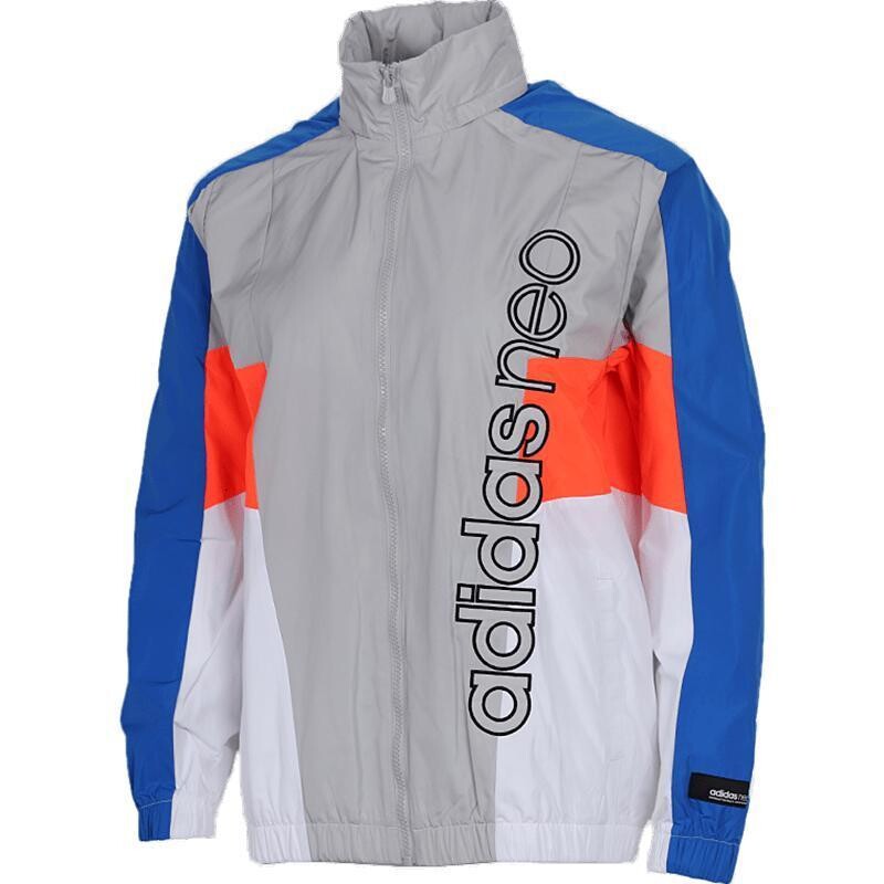 

Ветровка Adidas NEO, серый/синий/оранжевый/белый