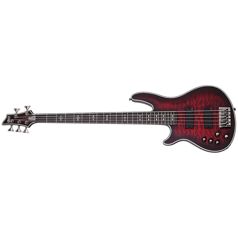 

Schecter Hellraiser Extreme-5 LH Crimson Red Burst Satin для левшей - Brand New