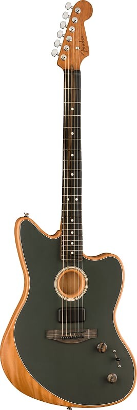 

Fender American Acoustasonic Jazzmaster Электроакустическая гитара - вольфрам 097-2313-259