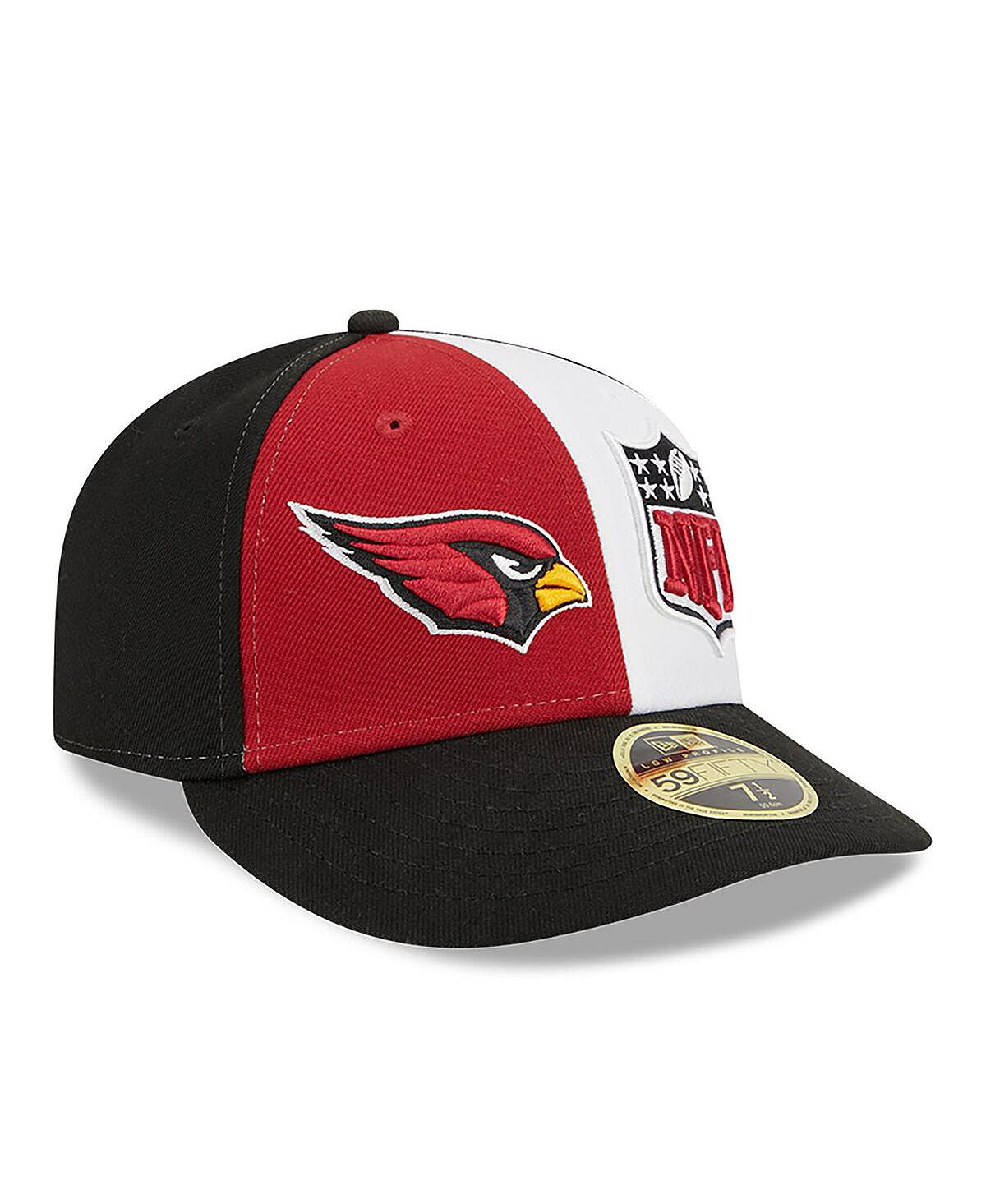 Мужская кепка Cardinal, черная Arizona Cardinals 2023 Sideline Low Profile 59FIFTY New Era