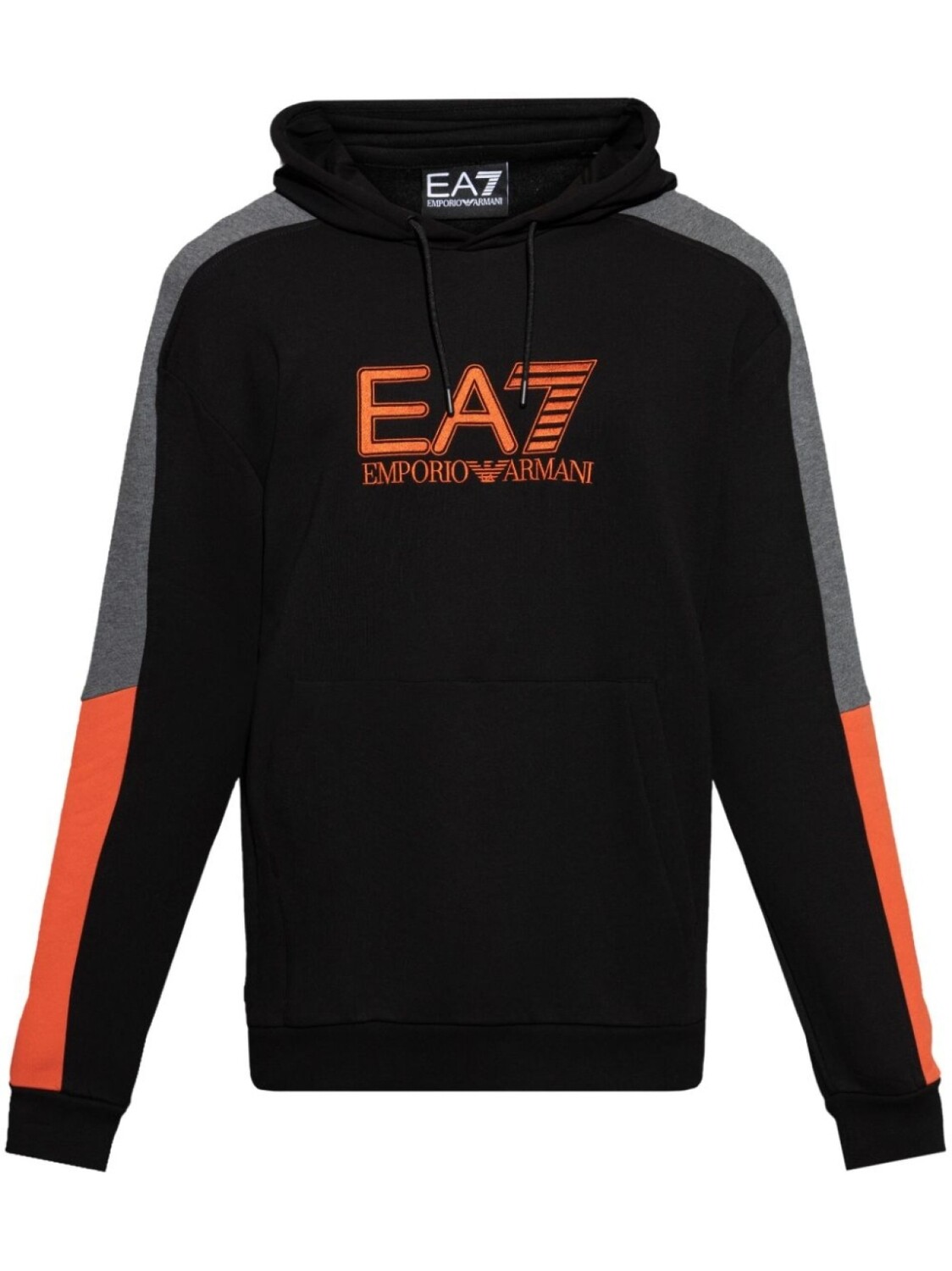 

Толстовка с вышитым логотипом Ea7 Emporio Armani, черный