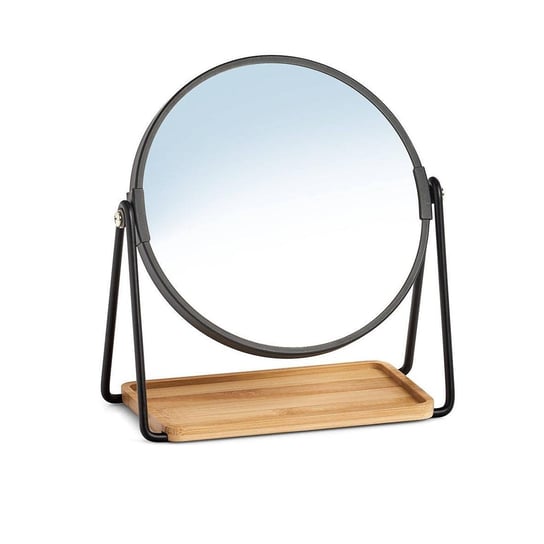 цена Зеркало косметическое двустороннее, Ø 17,5 см, ZELLER , черный