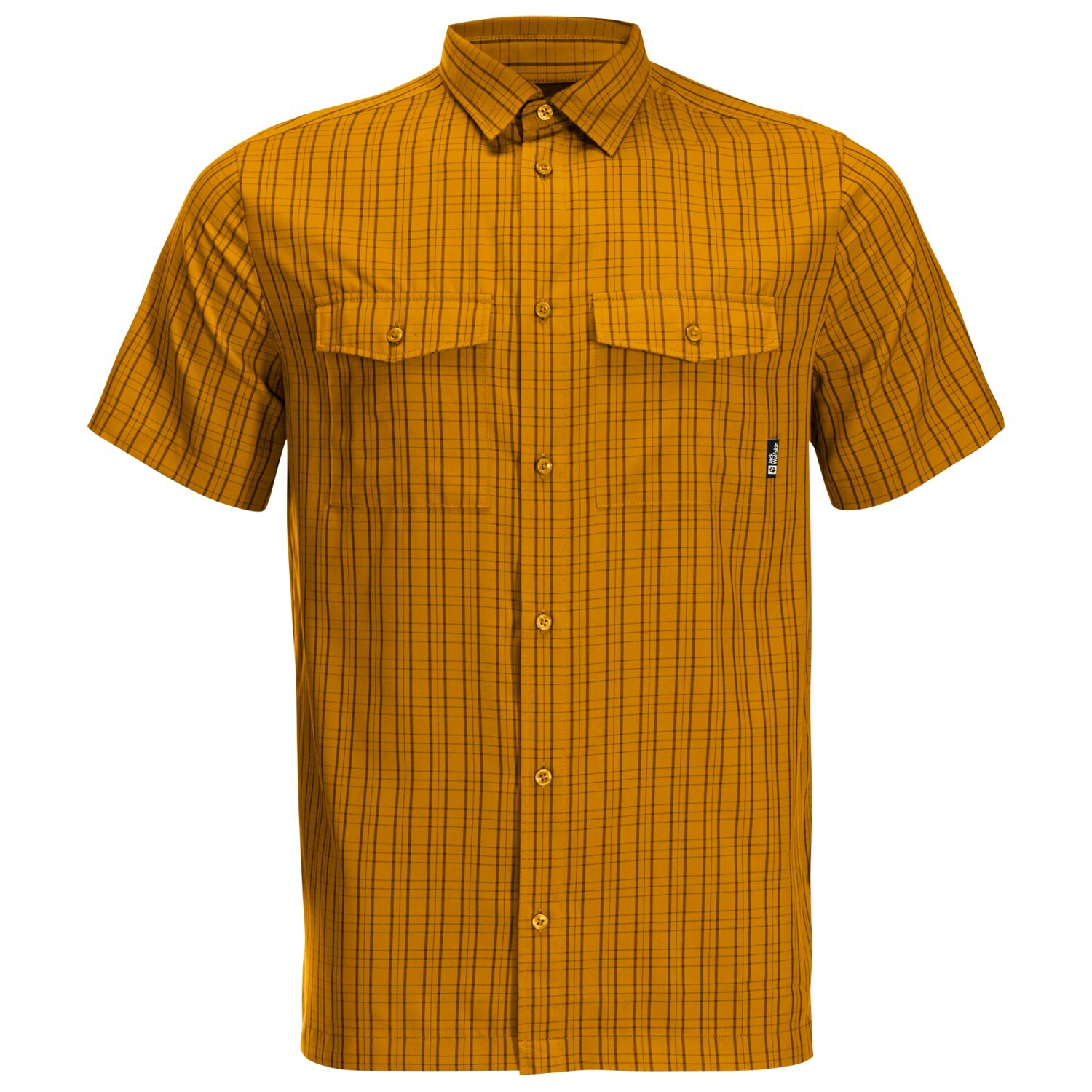 

Рубашка Jack Wolfskin Thompson Shirt, цвет Curry Check