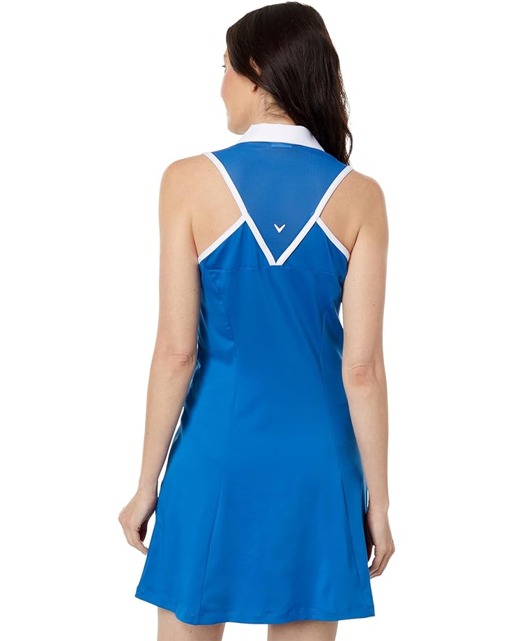Платье Callaway Racerback Flounce Dress, цвет Baleine Blue