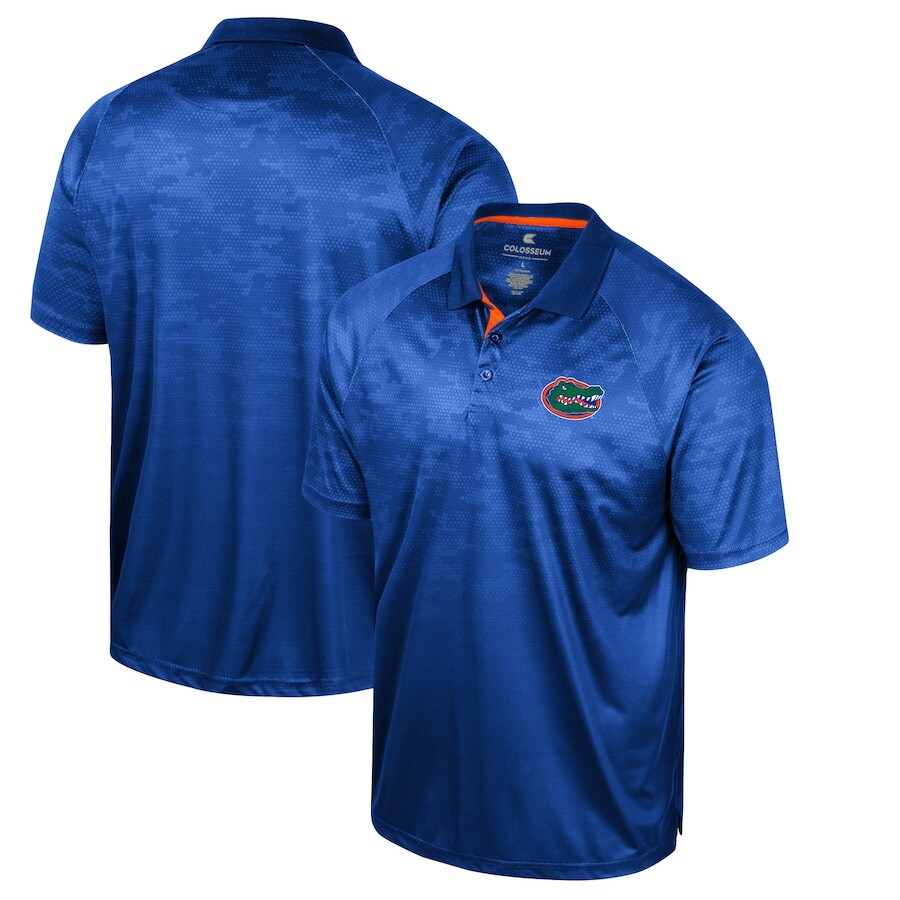 

Поло с коротким рукавом Colosseum Florida Gators, роял