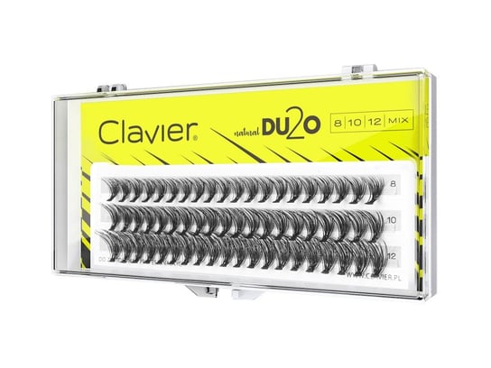 Пучки ресниц 8мм-10мм-12мм Clavier, DU2O Double Volume MIX