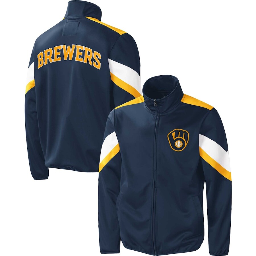 

Куртка G-III Sports by Carl Banks Milwaukee Brewers, нави