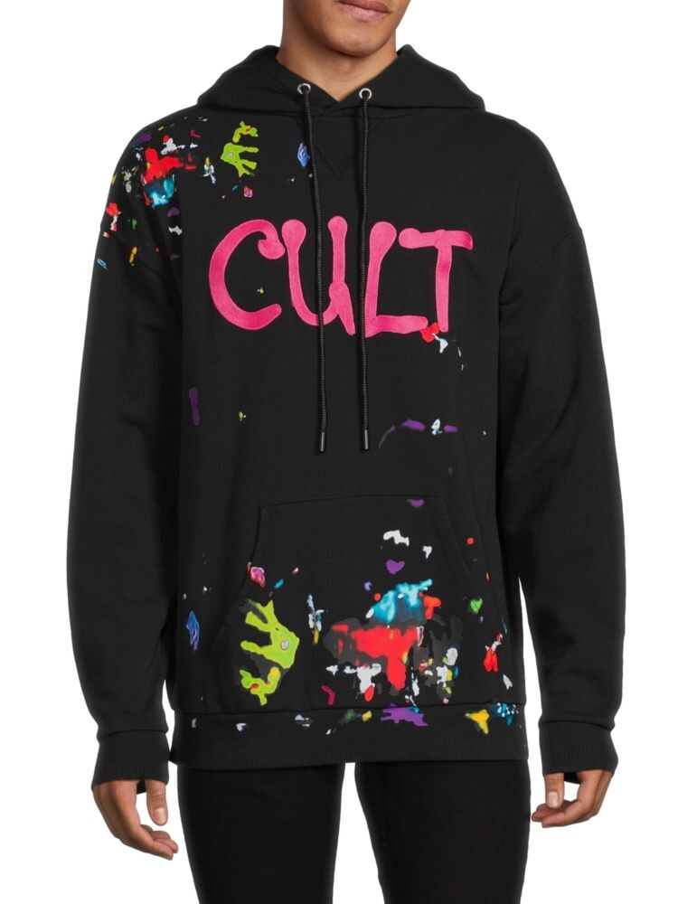 

Толстовка с нарисованным логотипом Cult Of Individuality, цвет Black Multicolor