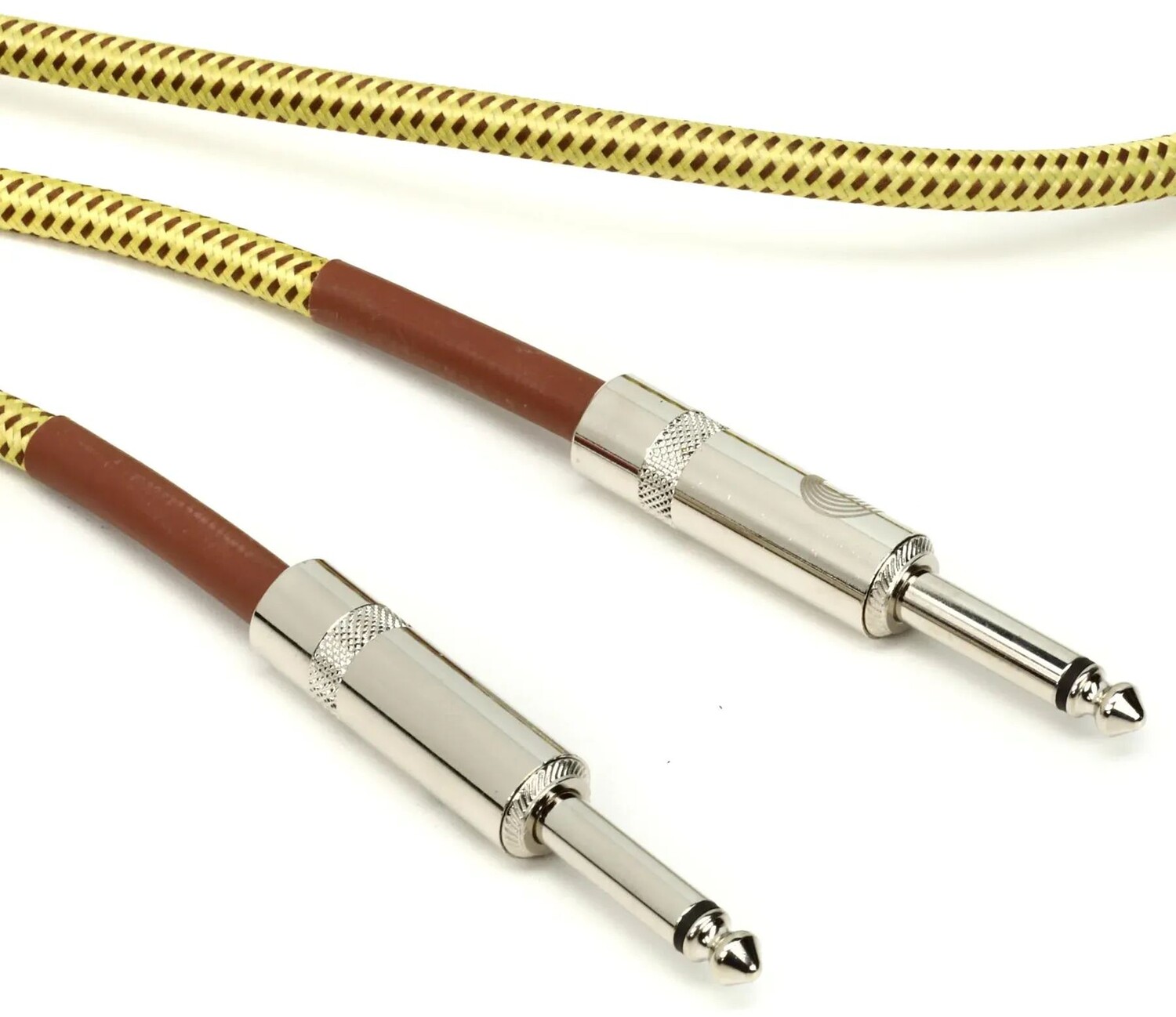 

D'Addario PW-BG-15TW Плетеный инструментальный кабель от прямого к прямому — твид, 15 футов