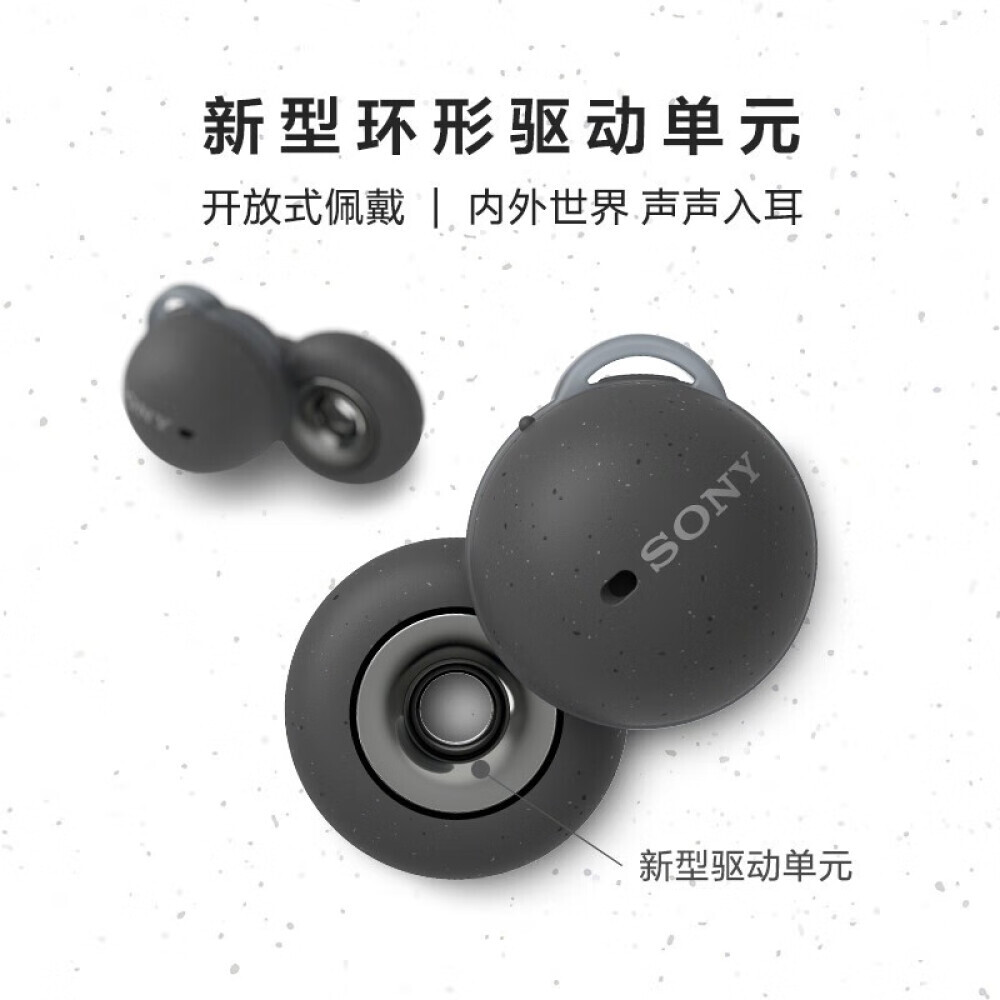 

Беспроводные наушники Sony LinkBuds true водонепроницаемые, белый