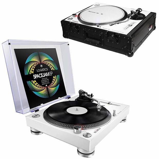 

Pioneer PLX-500 High-Torque DJ Turntable White w Black Flight Case Pioneer PLX-500 High-Torque Direct Drive DJ Turntable White w Black Flight Case