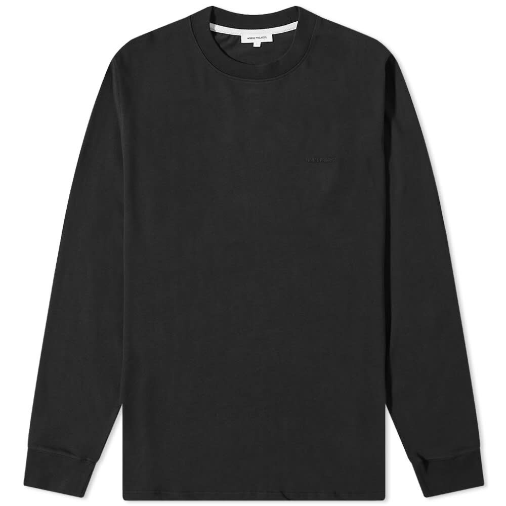 

Футболка Norse Projects Long Sleeve Johannes Heavy Logo Tee, Черный