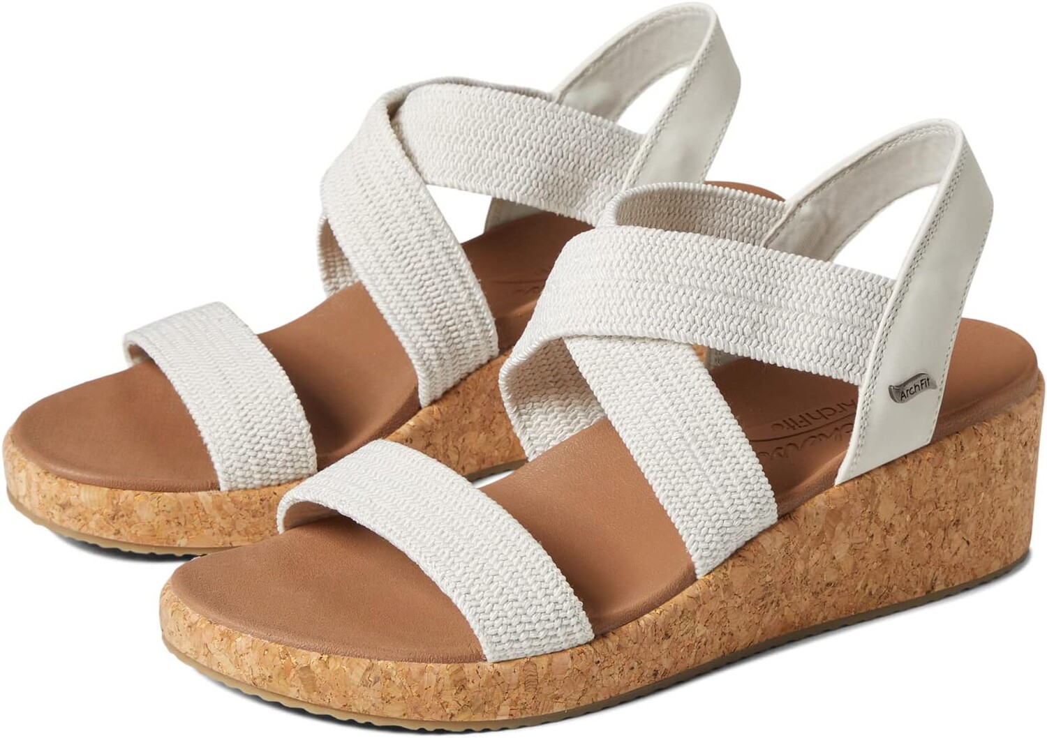 

Босоножки Arch Fit Beverlee - Love Stays SKECHERS, белый