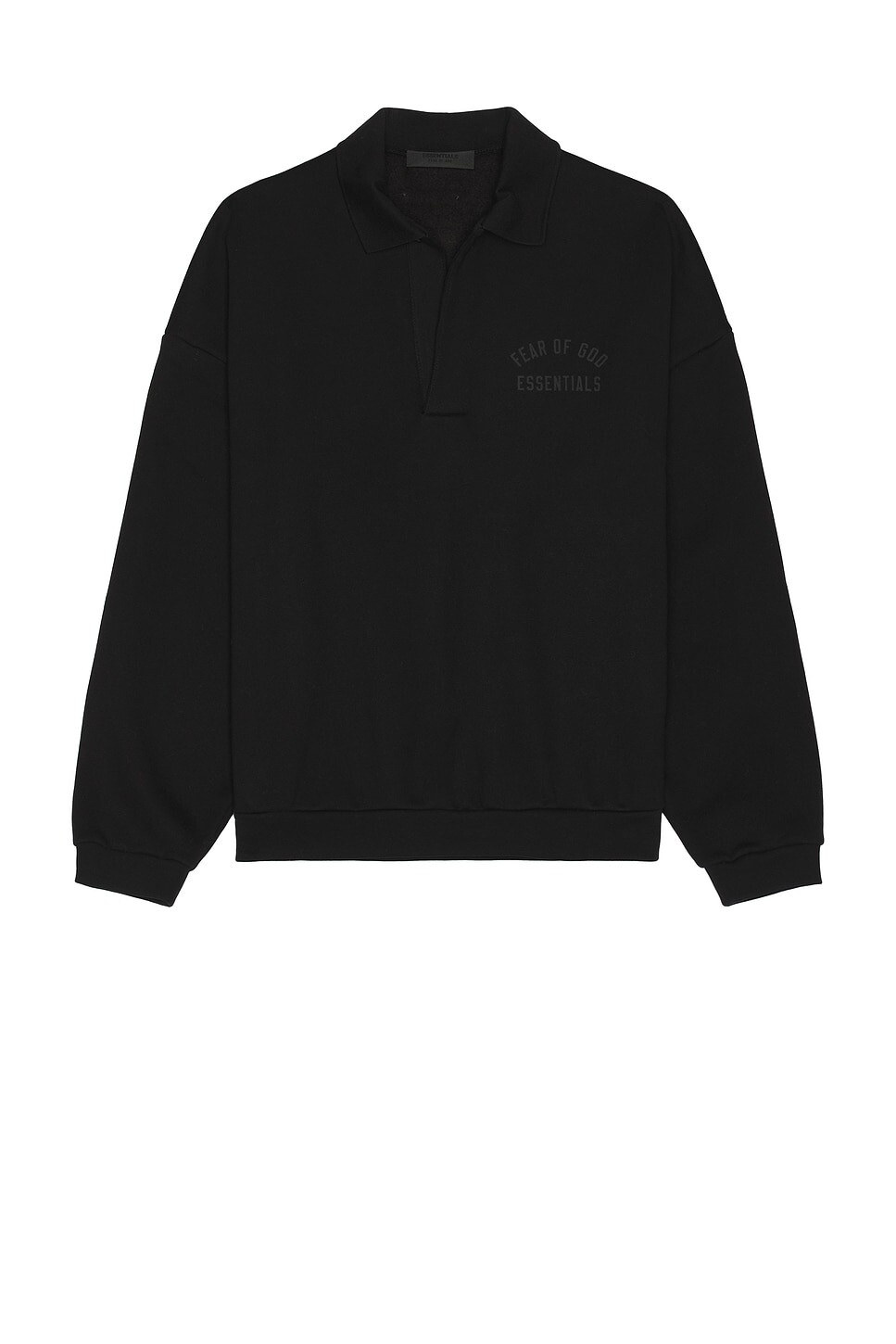 

Флисовая рубашка-поло Fear Of God Essentials, черный