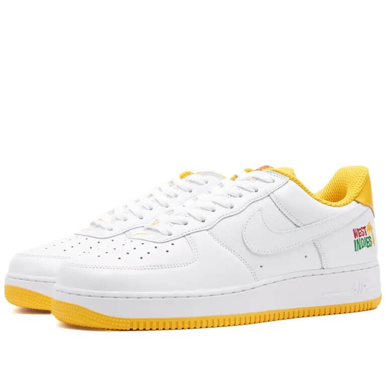 Кроссовки Nike Air Force 1 Low Retro QS, белый/желтый кроссовки nike air force 1 low retro qs белый зеленый желтый