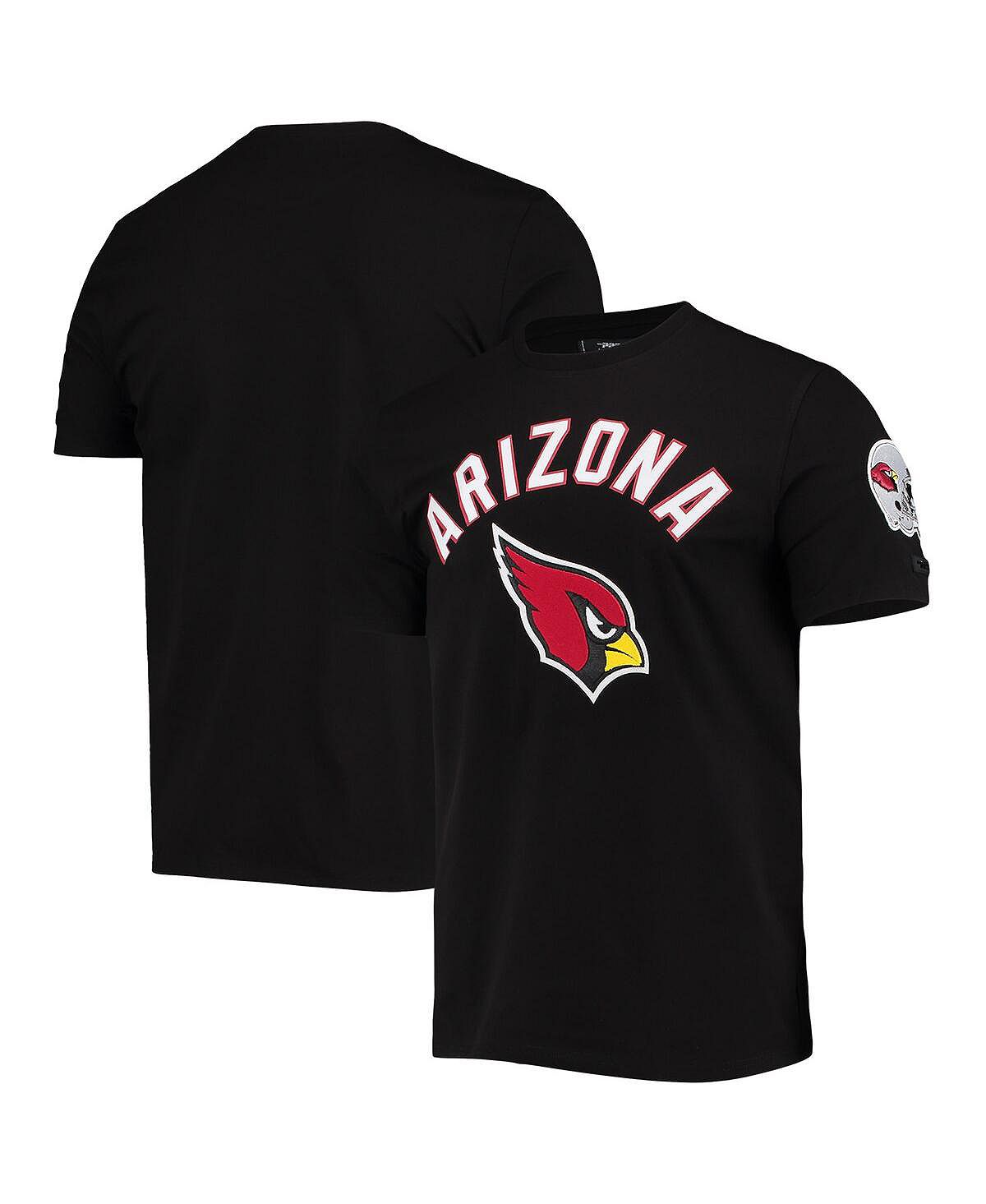 Мужская черная футболка arizona cardinals pro team Pro Standard, черный мужская двухцветная кепка с застежкой cardinal arizona cardinals черная pro standard