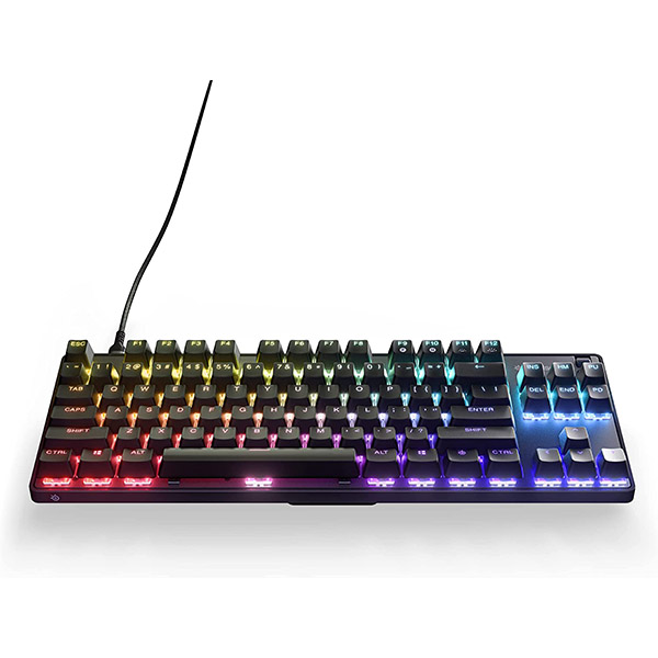 Проводная игровая клавиатура SteelSeries Apex 9 TKL, OptiPoint Switch, черный - фото