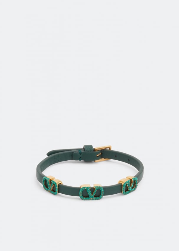 Браслет VALENTINO GARAVANI VLogo Signature bracelet, зеленый