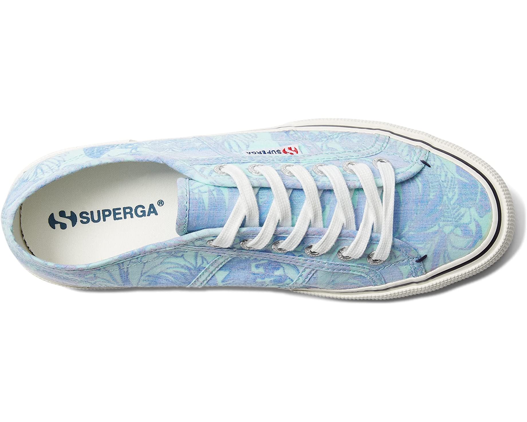 

Кроссовки 2490 Bold Hawaian Print Superga, синий