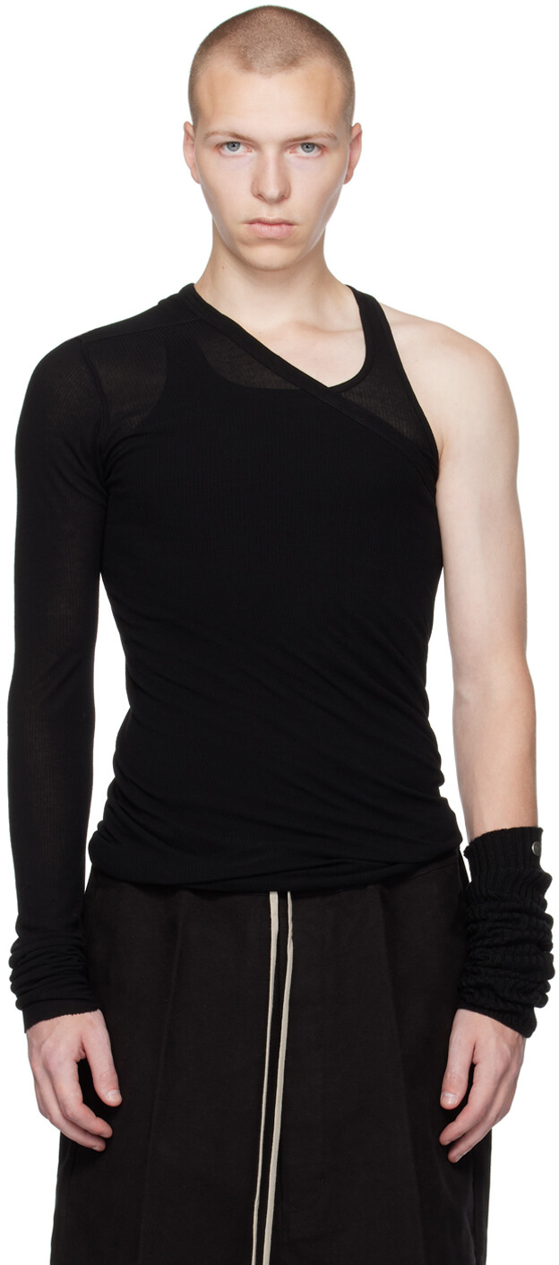 

Черная майка-банан Rick Owens Ziggy