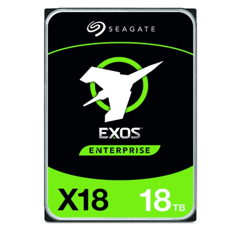 Жесткий диск Seagate Exos X18, 18 ТБ 3.5 ST18000NM000J жесткий диск seagate sata iii 14tb st14000nm000j exos x18 7200rpm 256mb 3 5