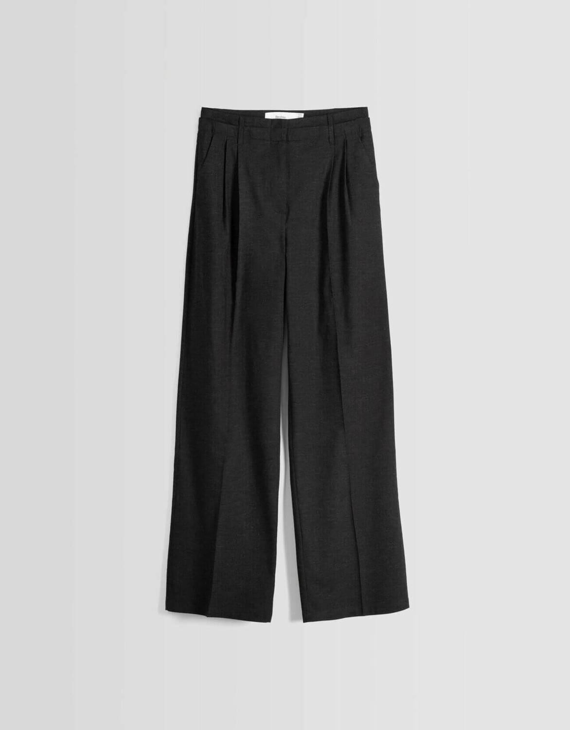 

Брюки Bershka Dad Fit Tailored, темно-серый