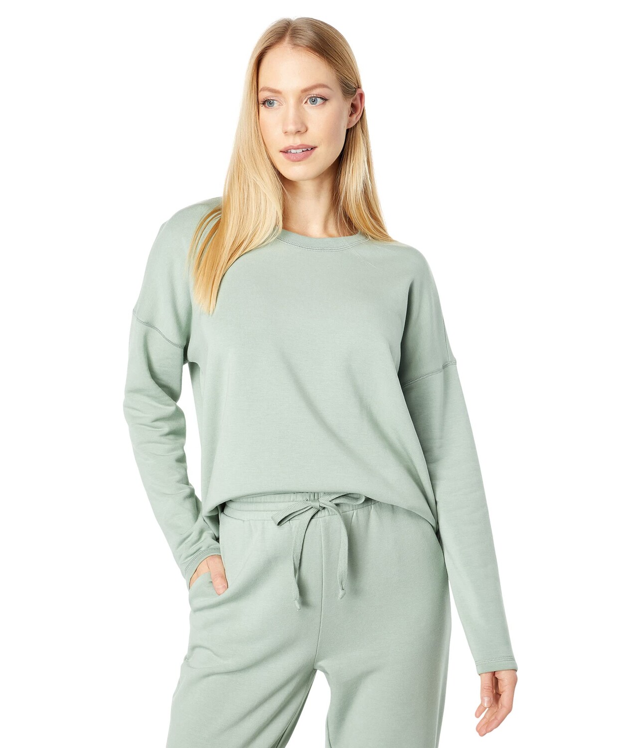 

Толстовка Madewell, MWL Superbrushed Easygoing Sweatshirt, Серый