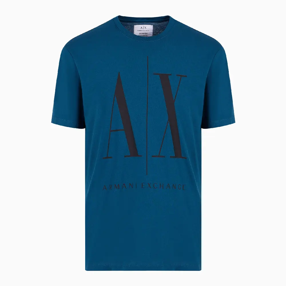 

Футболка Armani Exchange Icon Logo Regular Fit, темно-синий
