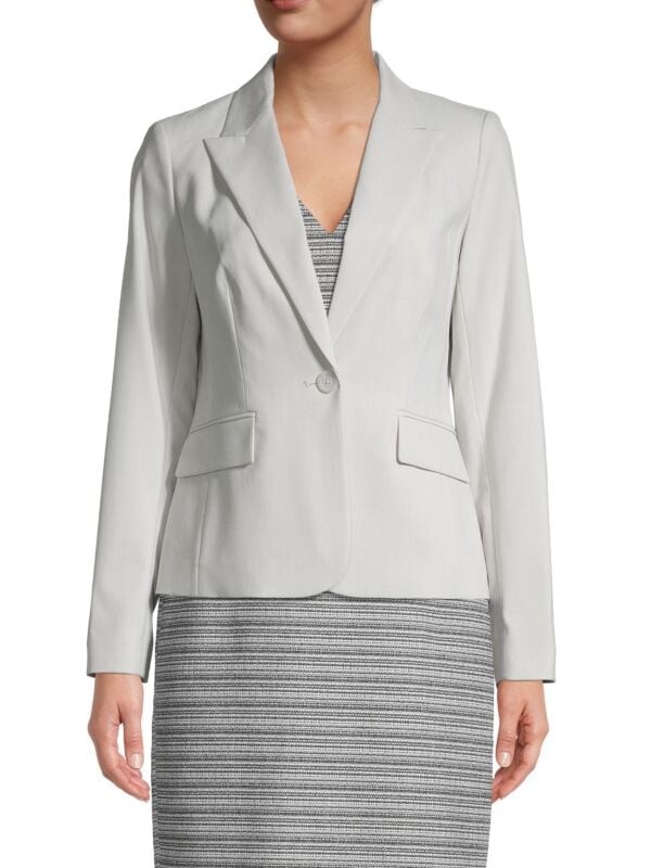 

Однобортный блейзер Karl Lagerfeld Paris Grey