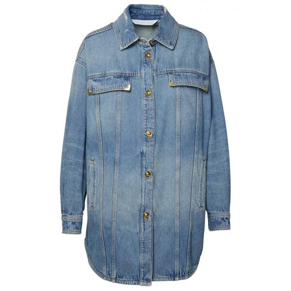

Футболка light cotton shirt Palm Angels, синий