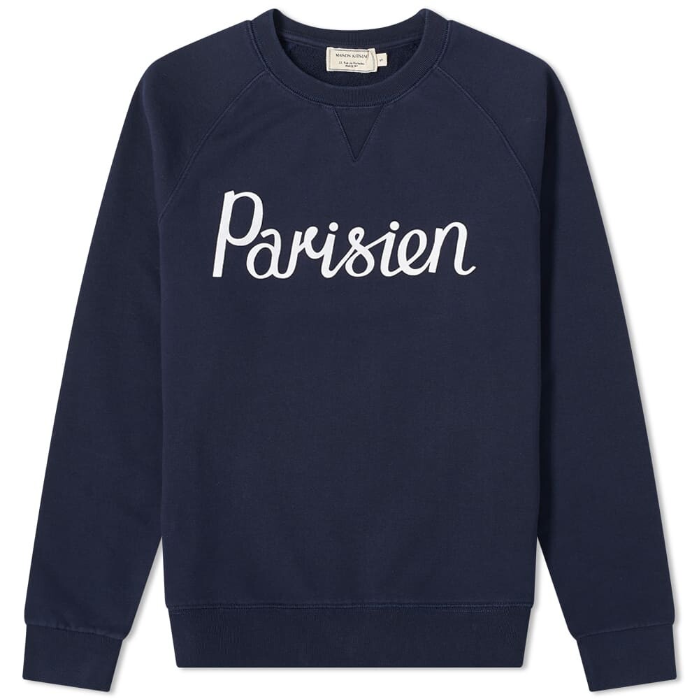

Толстовка Maison Kitsuné Parisien Crew Sweat, Черный