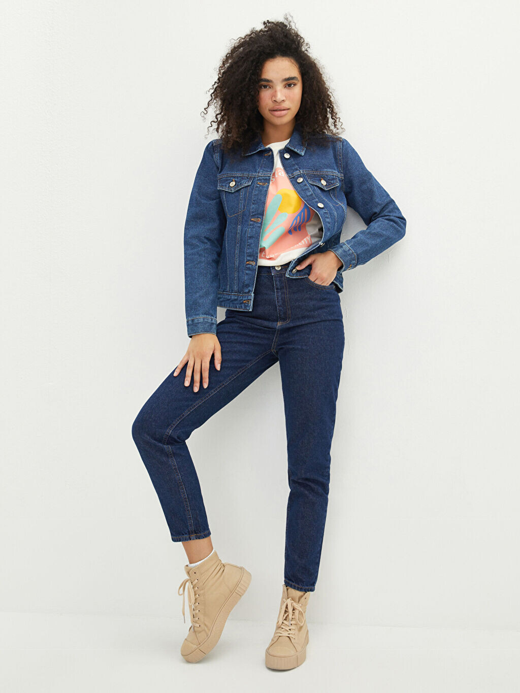 

Женские джинсы Rodeo с завышенной талией и карманами с высокой талией LCW Jeans