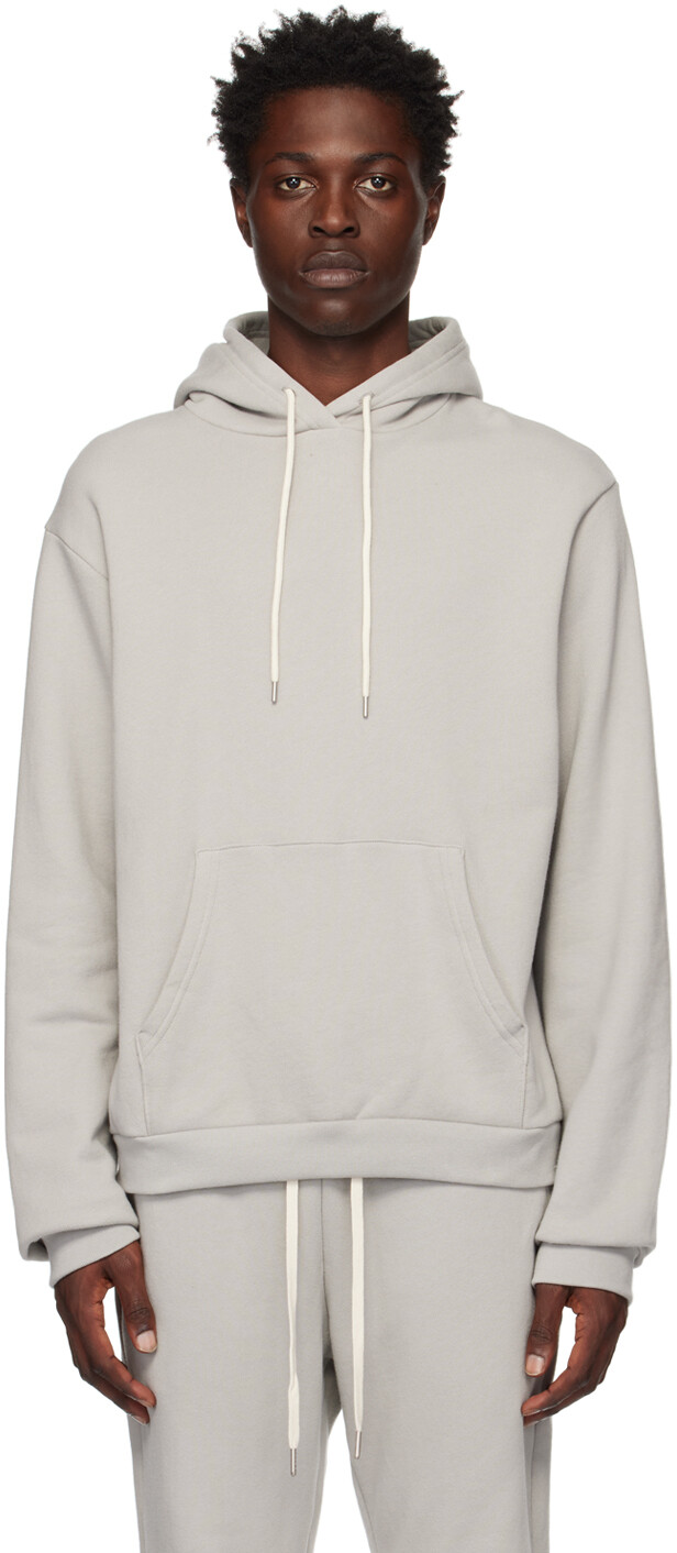 

Серый пляжный худи John Elliott