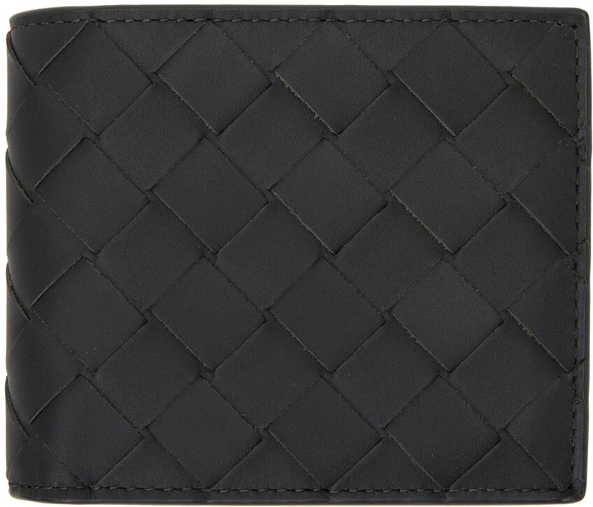 

Черный бумажник в два сложения Bottega Veneta