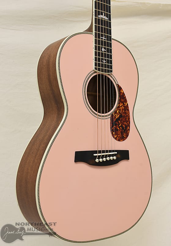цена Акустическая/электрическая гитара PRS SE Tonare P20E Parlor - Розовый лотос