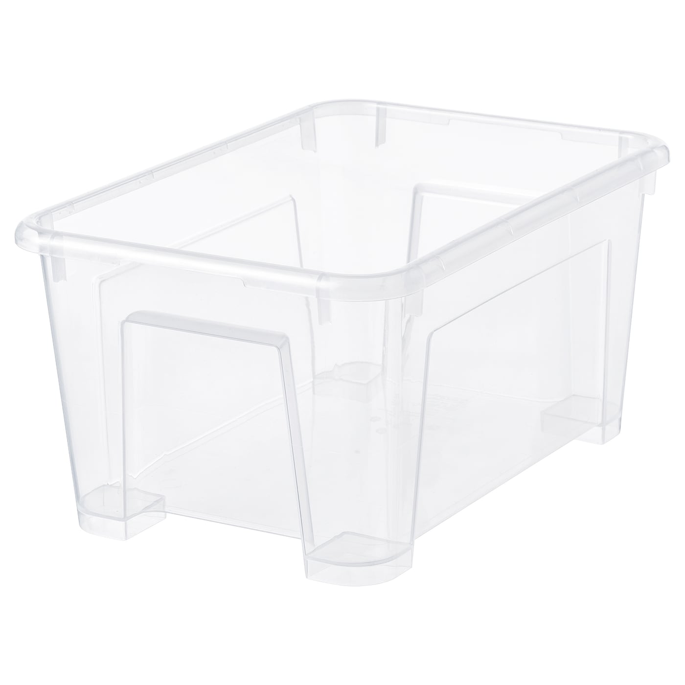 SAMLA САМЛА Контейнер, прозрачный, 28x19x14 см/5 л IKEA корзинка универсальная 28x19x14 5 см 3xl пластик цвет белый