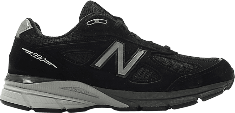 Кроссовки New Balance 990v4 Made in USA Wide 'Black Silver', черный - фото