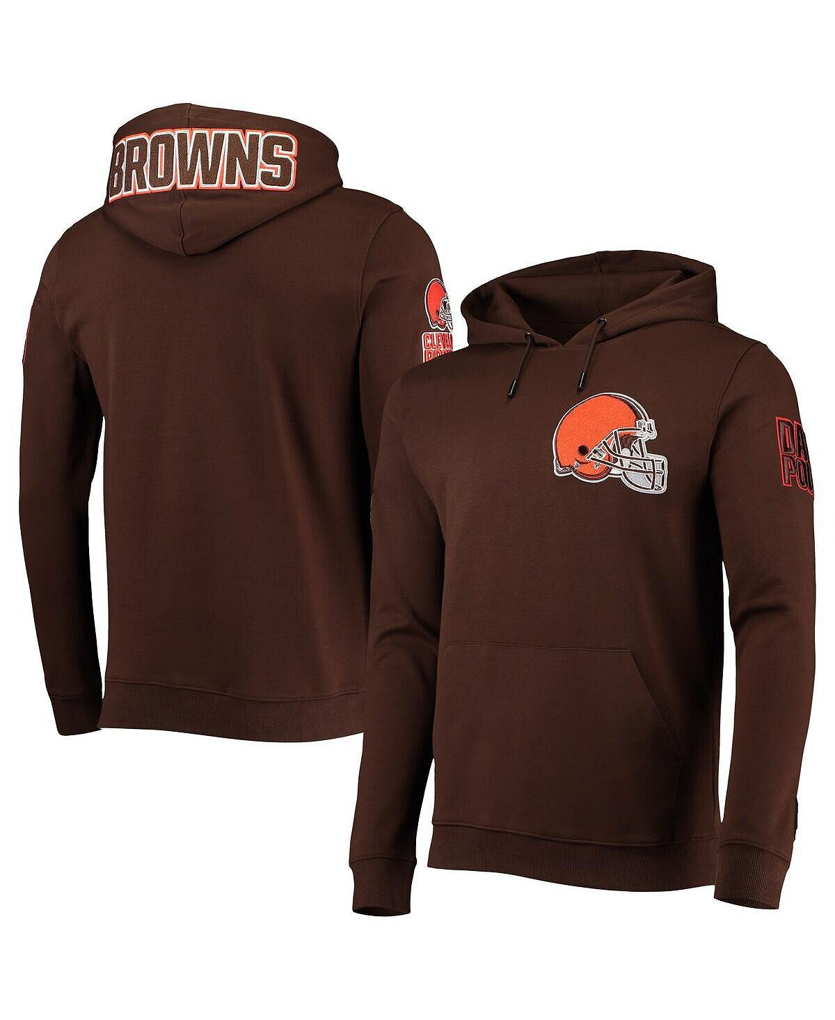 

Мужская коричневая толстовка с капюшоном cleveland browns logo pullover Pro Standard, коричневый