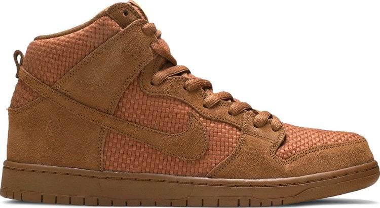 Кроссовки Nike Dunk High Premium SB 'Ale Brown', коричневый - фото