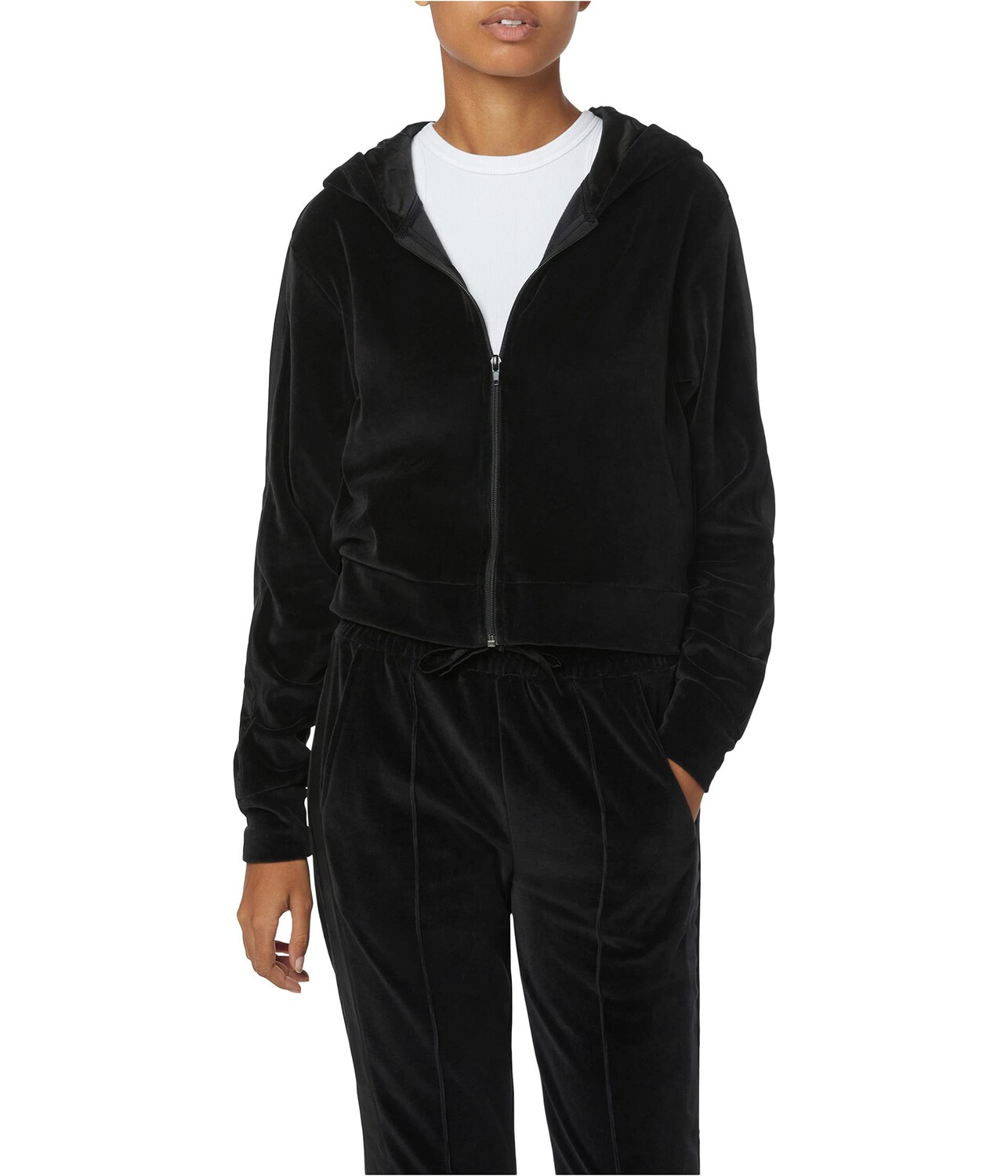 

Худи Joe's Jeans, Nikki Velour Tuxedo Hoodie, Черный
