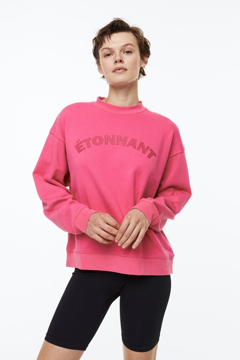 

Толстовка с принтом H&M, розовый