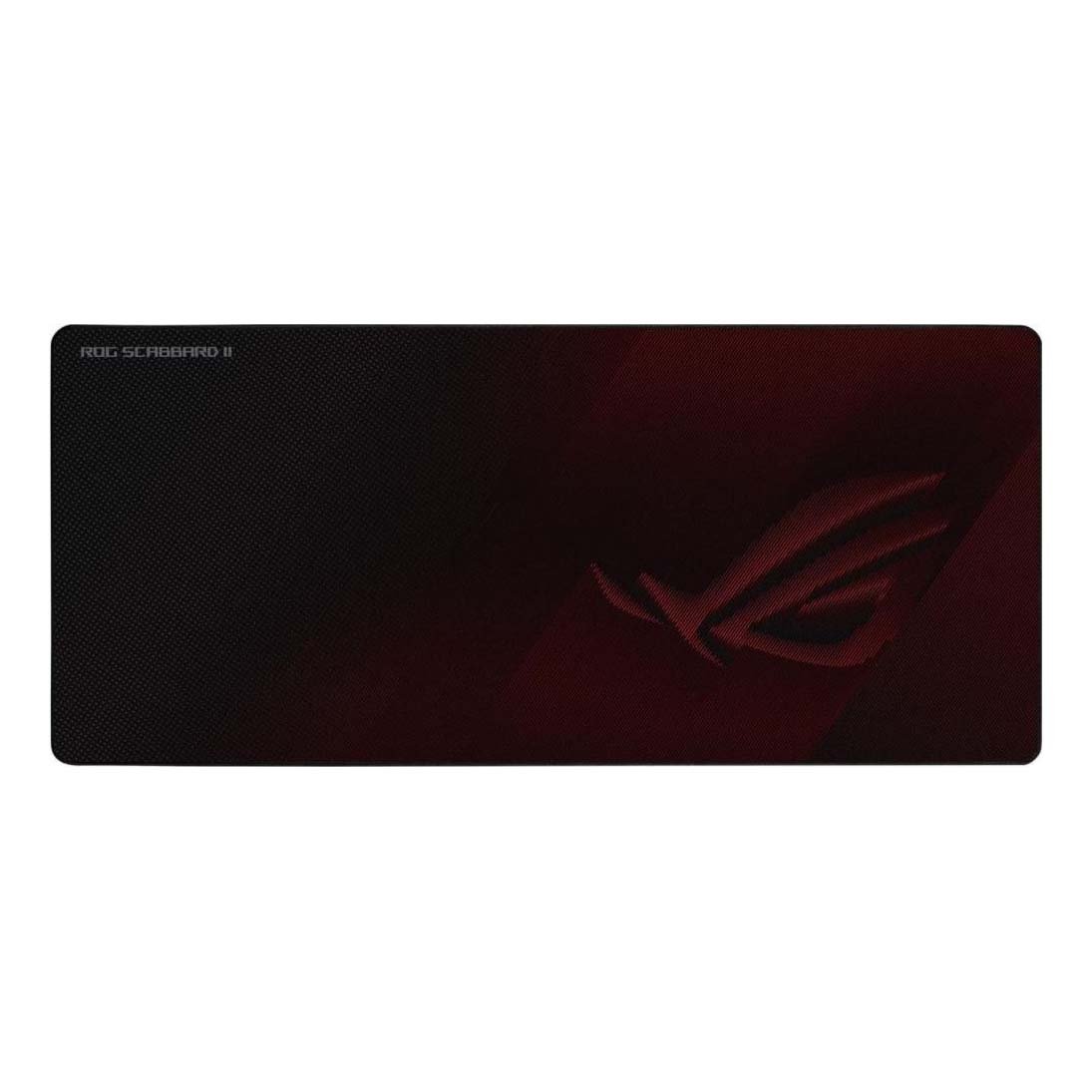 Игровой коврик для мыши Asus NC08-ROG Scabbard II, XXL, черный/красный - фото