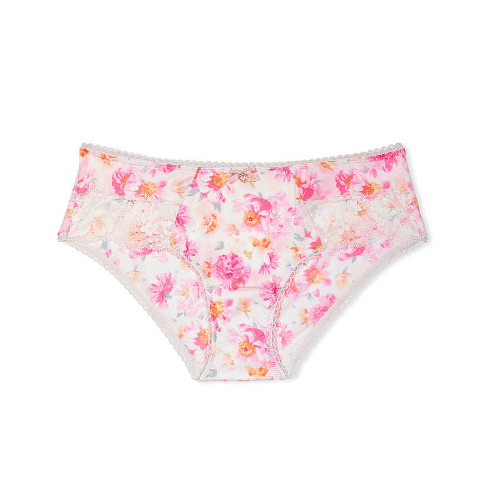 

Трусы Victoria's Secret Body By Victoria Lace Trim Hiphugger, розовый