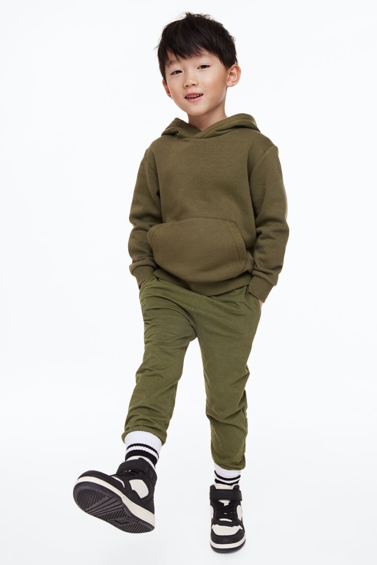 

Джоггеры из джерси H&M, хаки зеленый
