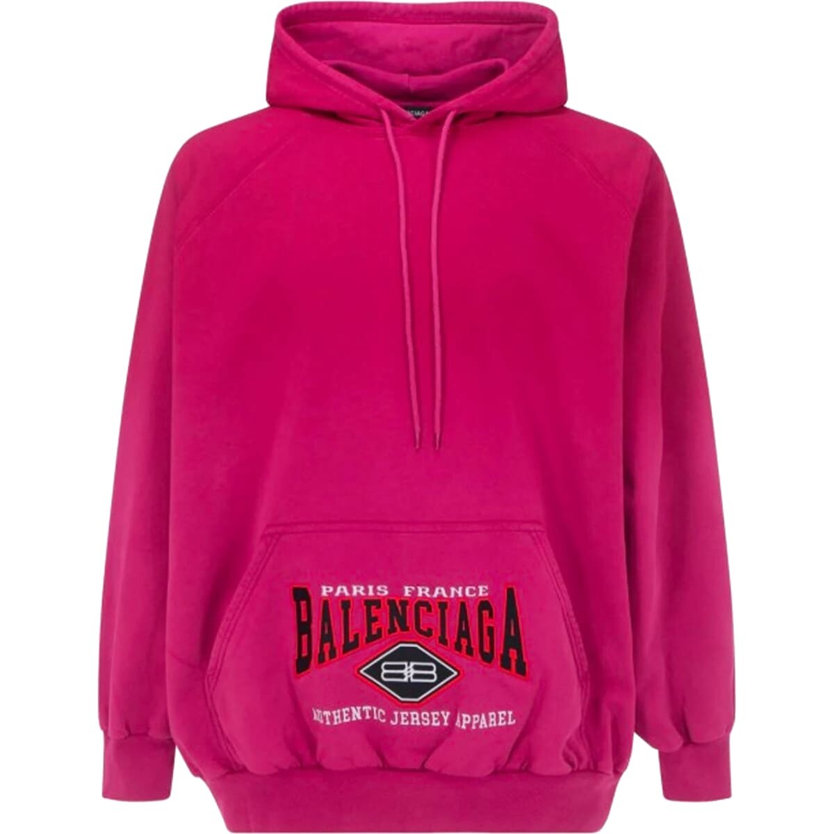 

Худи Balenciaga Oversize Logo, розовый