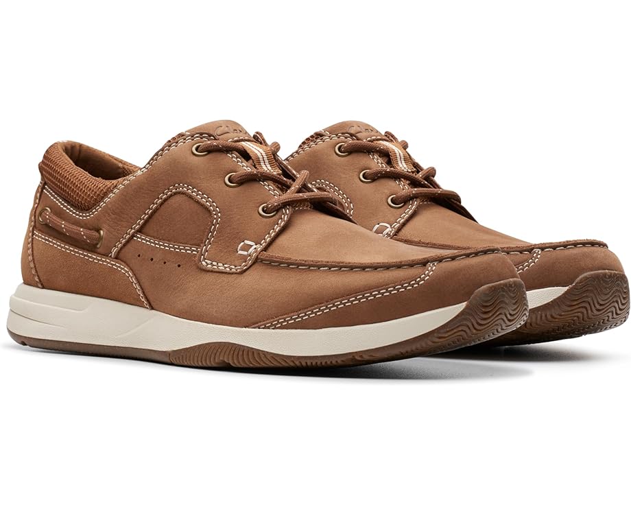 Кроссовки Clarks Sailview Lace, цвет Light Tan Nubuck