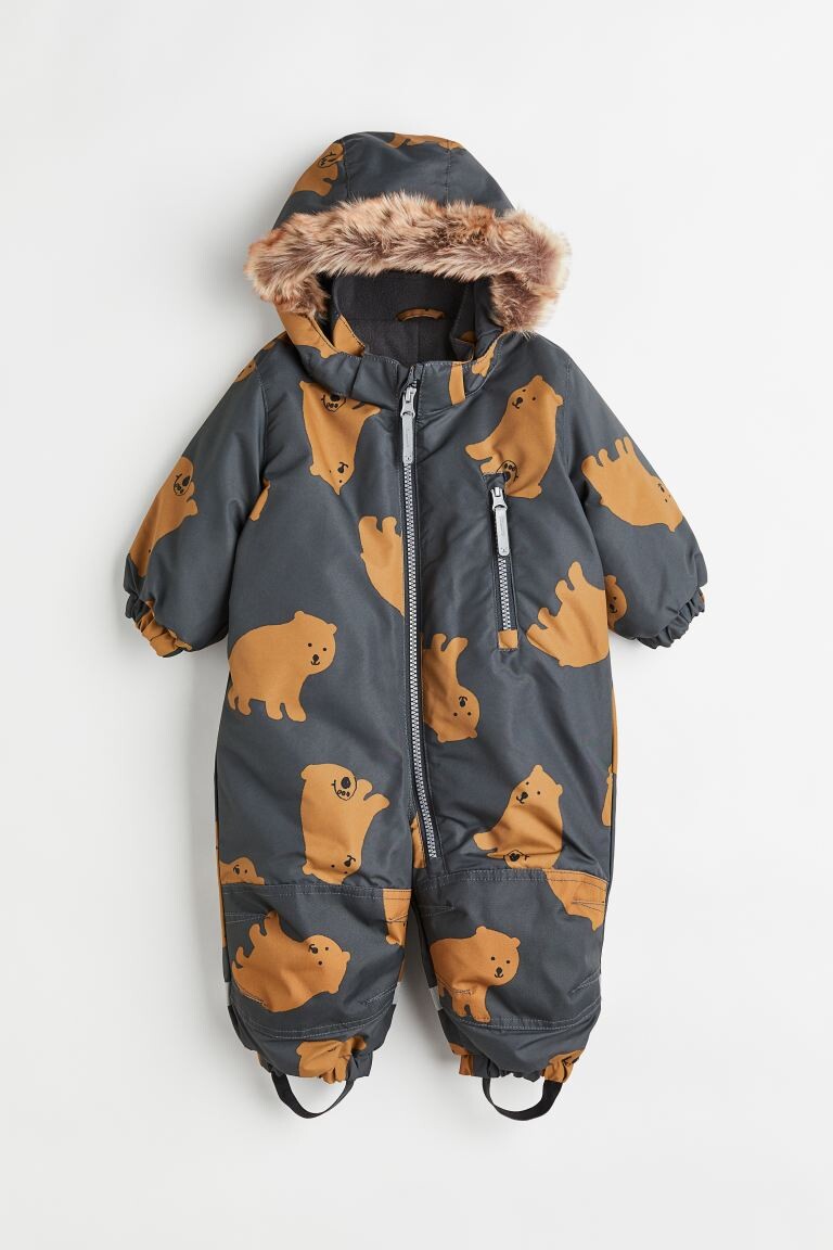 

Водонепроницаемый костюм H&M, темно-серый/медведи